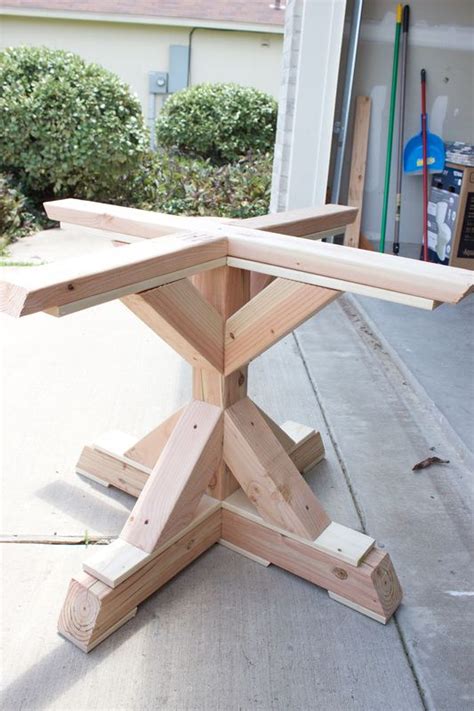 Plain wooden board with four legs has so many uses that we have one specifically designed for the office, kitchen, dining room, a shop, and even for a hospital operating room. Round Farmhouse Table DIY | Diy farmhouse table, Round farmhouse table, Diy dining