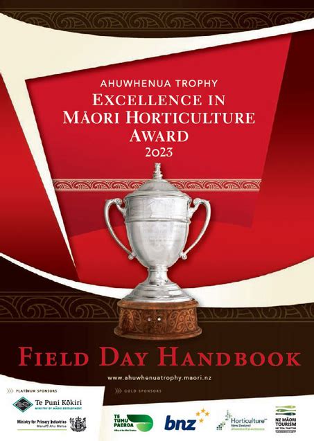 Field Days Handbooks Ahuwhenua Trophy