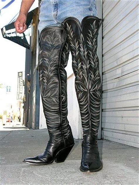 Crotch High Paul Bond Boots Folsom Outside Chaps Best Classic Boots Outfit Men Men Wearing