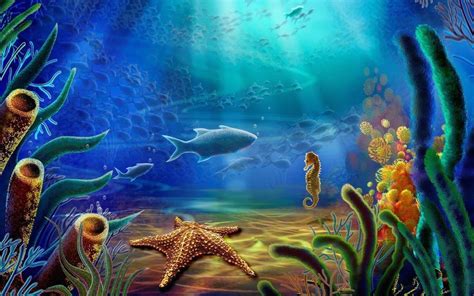 49 Live Underwater Wallpapers For Pc On Wallpapersafari