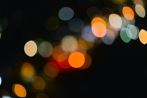 Free Stock Photo Of Blurry Background City Lights Gold Tone