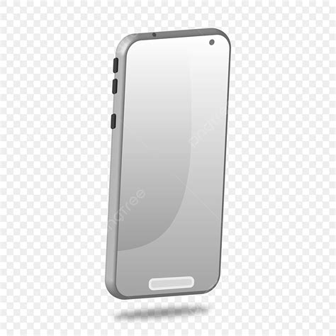 Cell Phone Mockup Vector Art Png 3d Realistic Cell Phone For Mobile