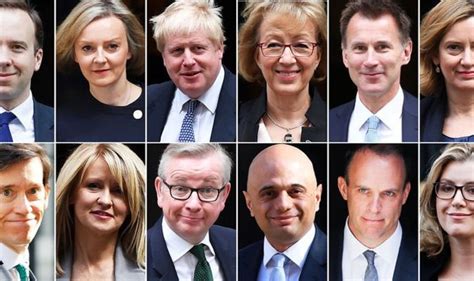 Tory Leadership Candidates Brexit Vs Remain How Do They Stack Up Politics News Express