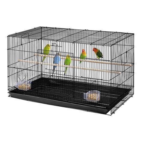 Yaheetech 30 Inch Rectangle Breeding Flight Parakeet Bird Cage For