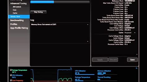 Intel Extreme Tuning Utility Overclock Cpu Profilekurt