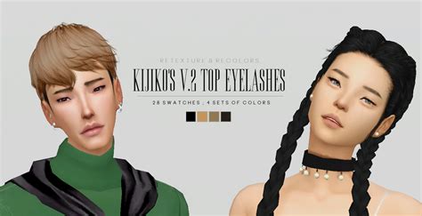 Kijikos Eyelashes V2 Top Lashes Simsworkshop