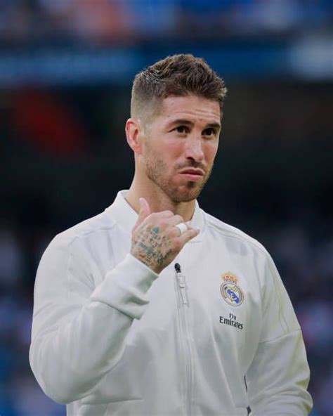 Sergio Ramos Of Real Madrid Cf Reacts Prior To Start The Santiago