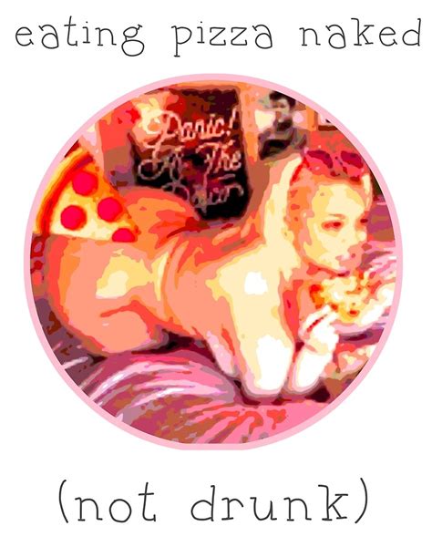 Trisha Paytas Eating Pizza Naked Not Drunk By Resmarted Redbubble