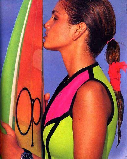 90s Swimwear Op Cindy Crawford Surfing Elle Magazine