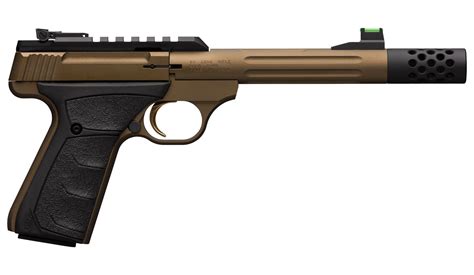 Browning Buck Mark Plus Speed 22lr Rimfire Pistol With Bronze Cerakote