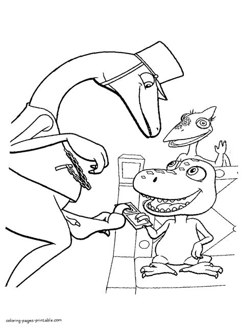 He is nicknamed the dino whisperer because of his ability to talk to dinosaurs. Coloring pages with Buddy and Mr. Conductor || COLORING ...