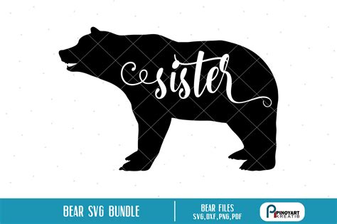 Download bear svg, bear svg file, bear silhouette svg, baby bear svg, bear, svg By Pinoyart ...
