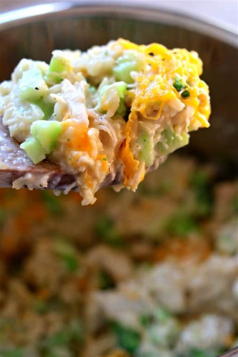 Stir in the paprika and mustard powder and. Instant Pot Cheesy Chicken Broccoli Rice Casserole - 365 ...