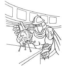 The Kraang Coloring Pages | Turtle coloring pages, Ninja turtle