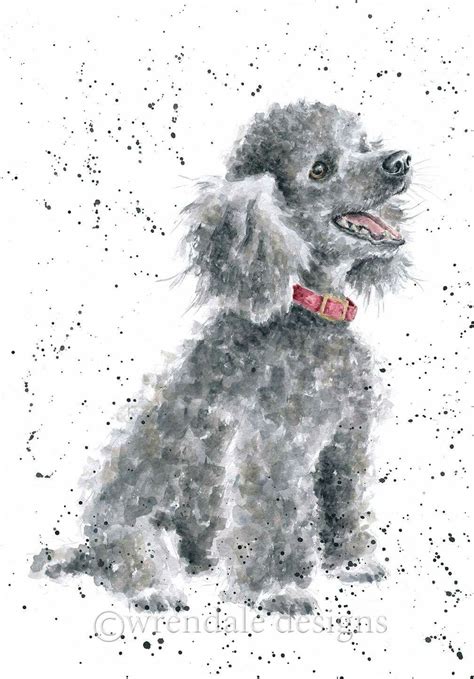 Pin By K Alba On Painting Dogs Cats Poodle Drawing Dog Art Dog