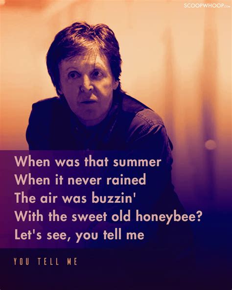 15 Meaningful Lyrics By Sir Paul Mccartney About Love And Heartbreak That