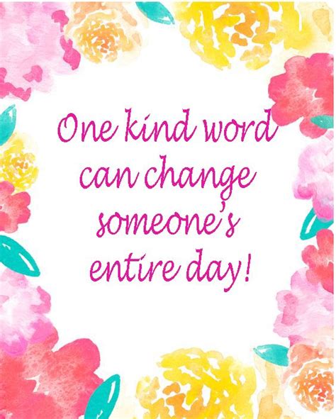 One Kind Word Can Change Someones Day 🌸 Seedyoursoul Mammachia