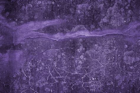 Decorative Purple Grunge Concrete Texture With Cracks Background