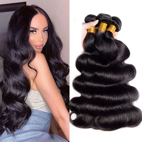 High Material Brazilian Body Wave Human Hair Bundles Virgin Remy 4 10 Jp