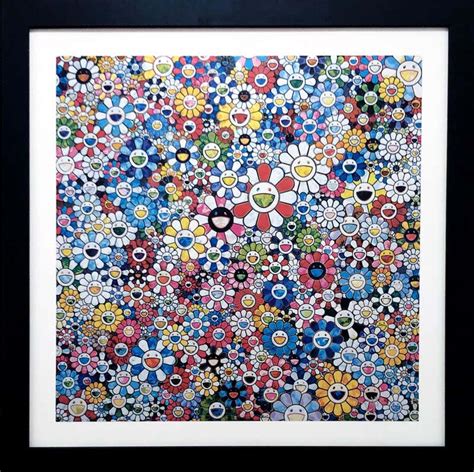 Takashi Murakami Flowers With Smiley Faces At 1stdibs