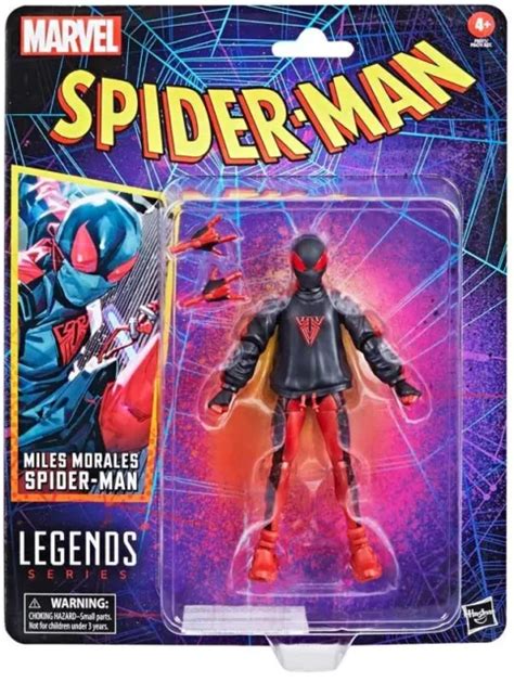 Hasbro Spider Man Retro Marvel Legends Miles Morales £3300 Picclick Uk