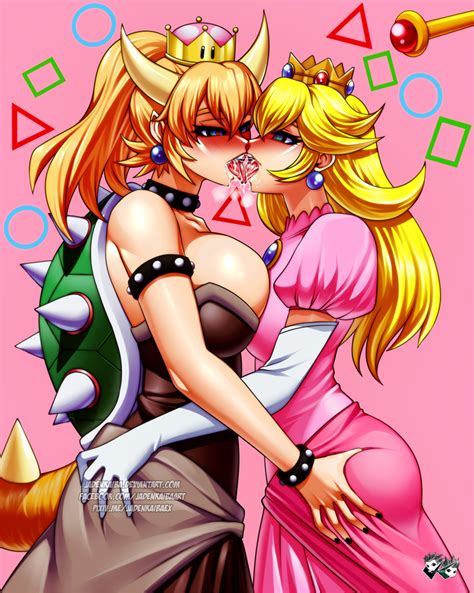 Princess Peach And Bowsette Mario And 1 More Drawn By Jadenkaiba