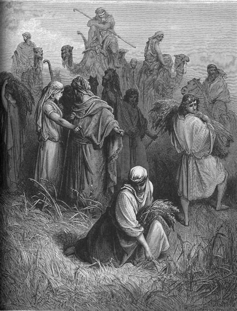 “boaz And Ruth” By Gustave Doré From “the Holy Bible With Illustrations”