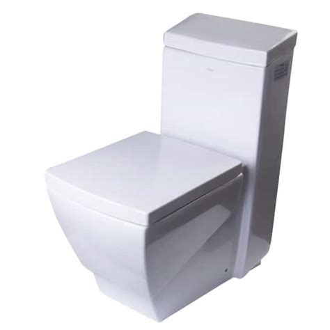 Eago 1 Piece 128 Gpf Single Flush Elongated Toilet In White Tb336