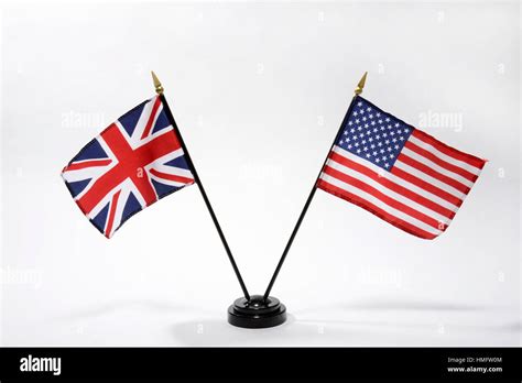 American And British Flags Hi Res Stock Photography And Images Alamy