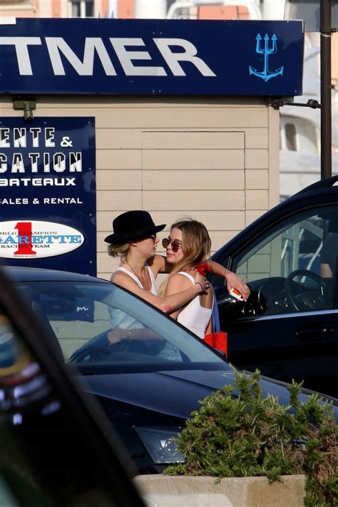Ashley Benson And Cara Delevingne Pack On Some Pda While Out On A Lunch Date During Their