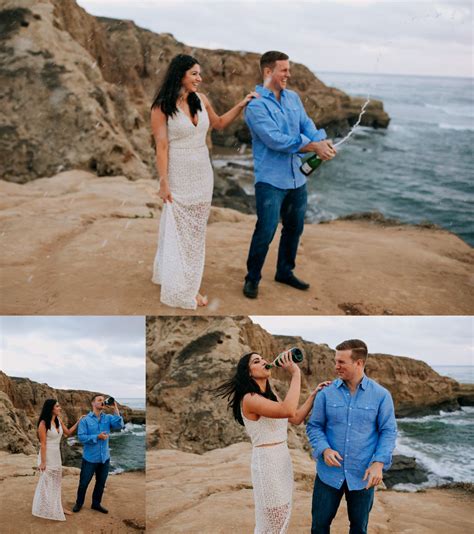 San Diego Engagement Session At Balboa Park And Sunset Cliffs