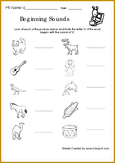 5 sound Worksheet Answers | FabTemplatez