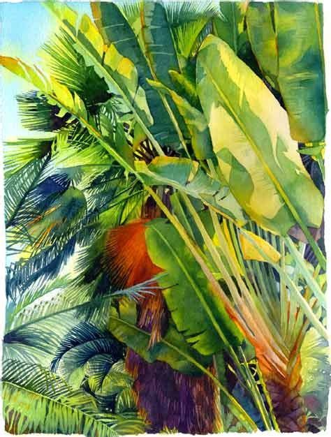 Watercolor Tropical Artwork New York By Watercolor Art