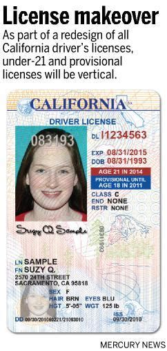 New Look For California Drivers Licenses And Id Cards The Mercury News