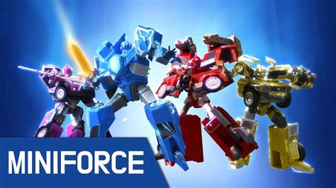 Miniforce Force Bot Transformations Combine Youtube