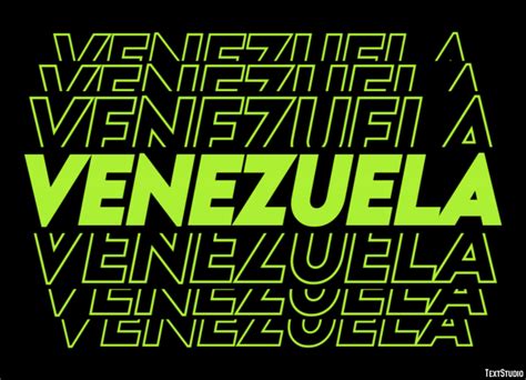 Venezuela Text Effect And Logo Design Country