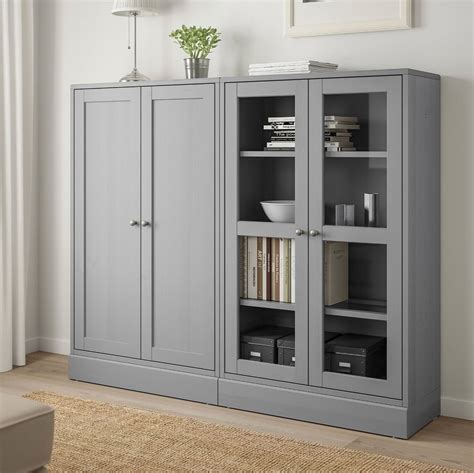 Havsta Storage Combination With Glass Doors Best Ikea Living Room