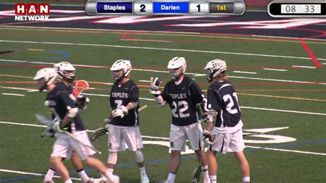 Han Sports Boys Lacrosse Semi Final Staples Vs Darien Youtube