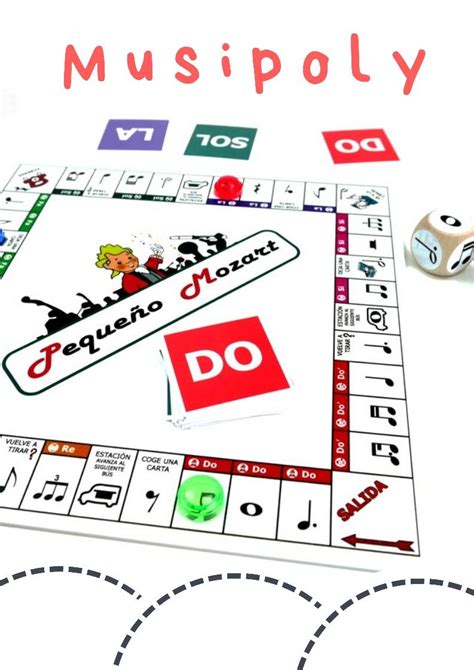 Matemáticas en la calle para con estas actividades para niños de primaria se aprende a la vez que se divierte por partes iguales! Musipoly | Actividades musicales para niños, Juegos de ...