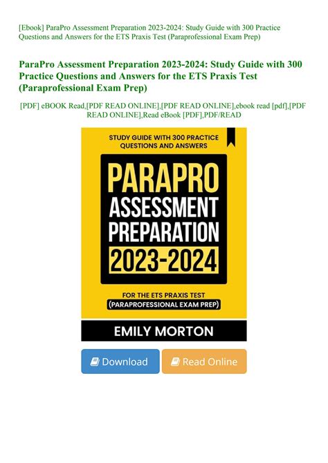 [Ebook] ParaPro Assessment Preparation 2023-2024 Study Guide with 300