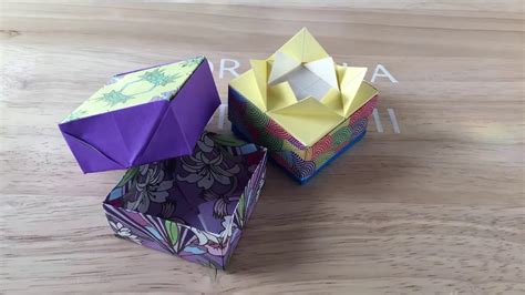 Origami Masu Box Party Decorations And Lovely T Youtube