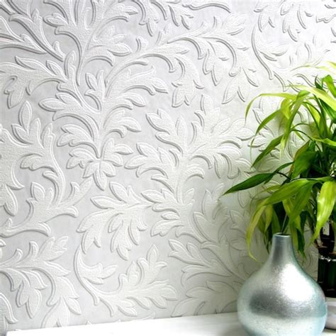 Brewster Home Fashions Egon Paintable Textured Vinyl Wallpaper The