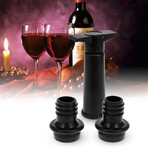 Silicone Vacuum Wine Bottle Stopper Saver Sealer In Wine Stoppers From