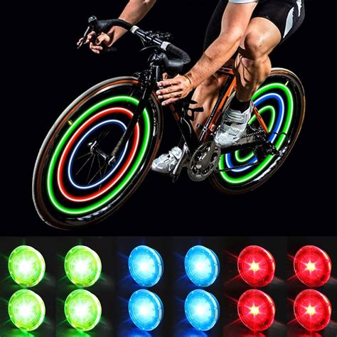 Yescom Bright Led Bike Wheel Light Auto Open And Close Bicycle Wheel