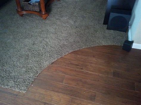 Carpet Transition To Curved Wood Carpet To Tile Transition