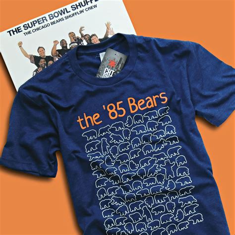 Creatively Designed Chicago T Shirt Celebrating The Chicago Bears Season In 1985 Chicago Tee