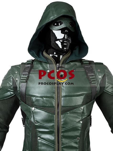 Mens Superhero Green Arrow Season 5 Oliver Queen Cosplay Costume