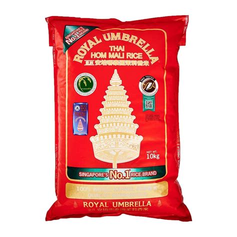 Royal Umbrella Thai Hom Mali Rice 10kg Lazada Singapore