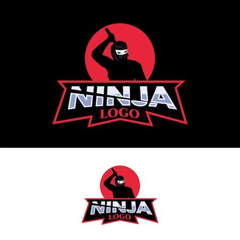 Premium Vector Silhouette Female Ninja Logo Vector