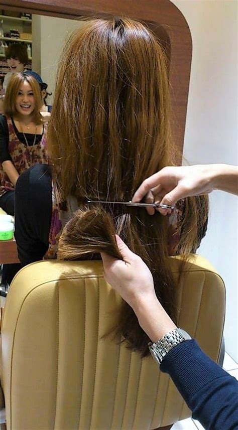 Pin On Cutting Long Hair